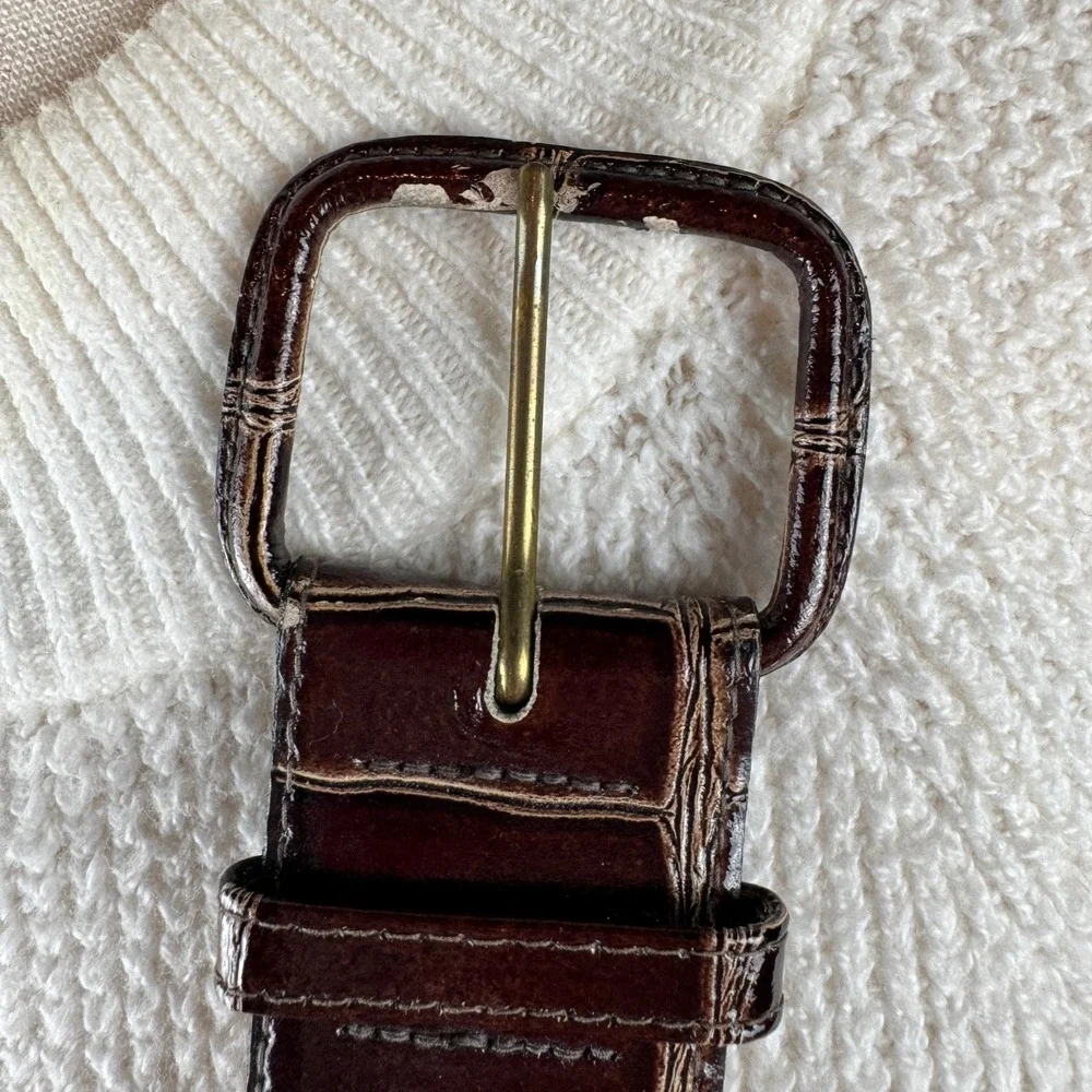 Sparrs Genuine Italian Calfskin Belt 30